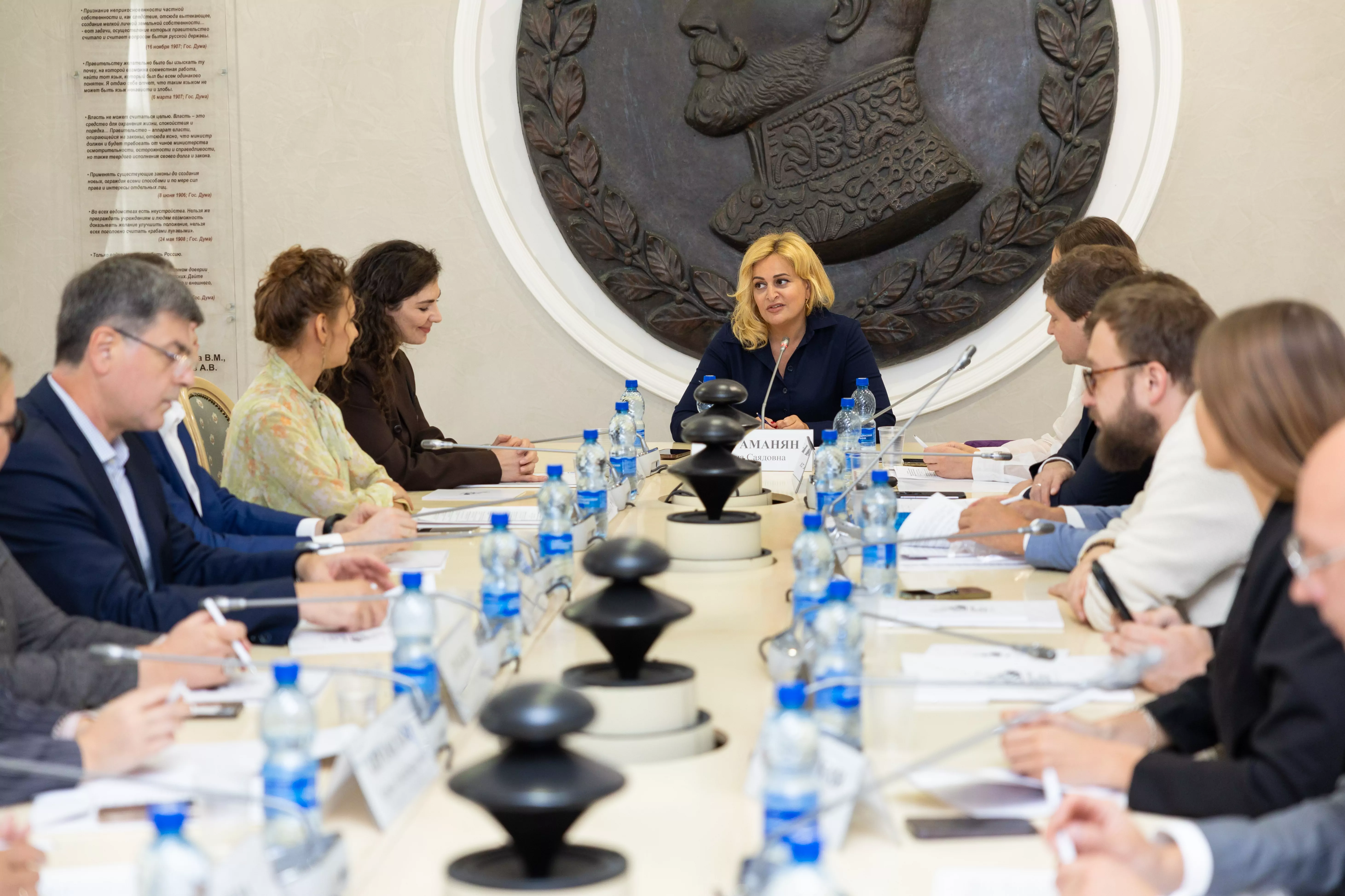 Нонна Каграманян в Общественной палате России обсудила внедрение регстандарта развития креативной экономики